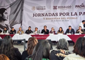 Olivares Reyna encabeza la Jornada por la Paz y el Bienestar en Pachuca