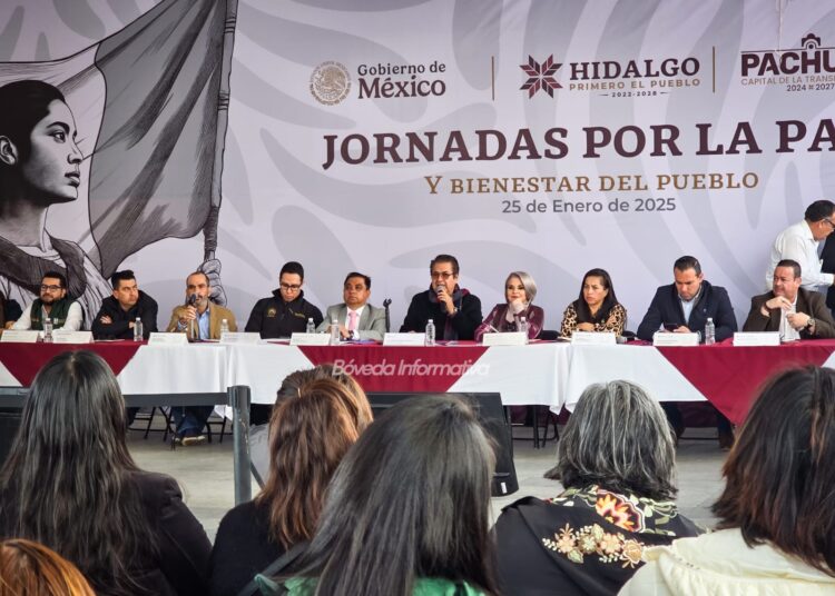 Olivares Reyna encabeza la Jornada por la Paz y el Bienestar en Pachuca