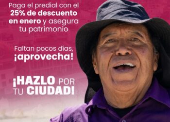 Aprovecha el 25% de descuento en el pago del predial 2025 en Pachuca