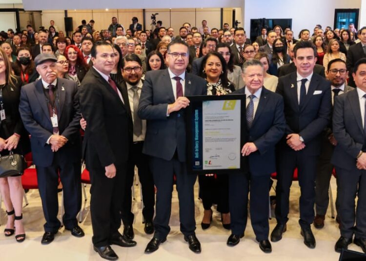 Auditoría Superior de Hidalgo recibe certificación ISO Antisoborno
