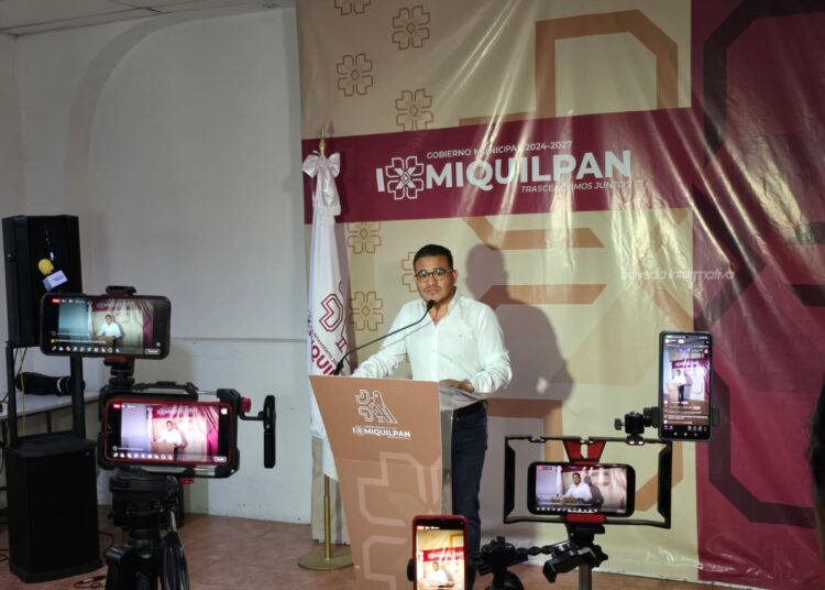 Alcalde de Ixmiquilpan anuncia avances en diversos proyectos y agradece apoyo estatal