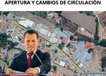Alcalde Araus anuncia avances en la pavimentación de la carretera Cuautepec-Tulancingo y nuevas rutas de circulación