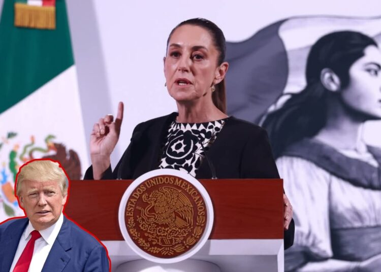 Sheinbaum rechaza acusaciones de EE.UU. y propone cooperación con Trump