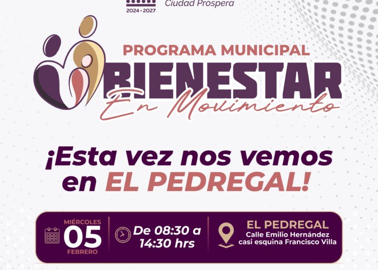 “Bienestar en Movimiento” llega al barrio El Pedregal para acercar trámites y servicios a los tizayuquenses