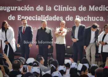 Sheinbaum y Menchaca inauguran Clínica de Medicina Familiar en Pachuca