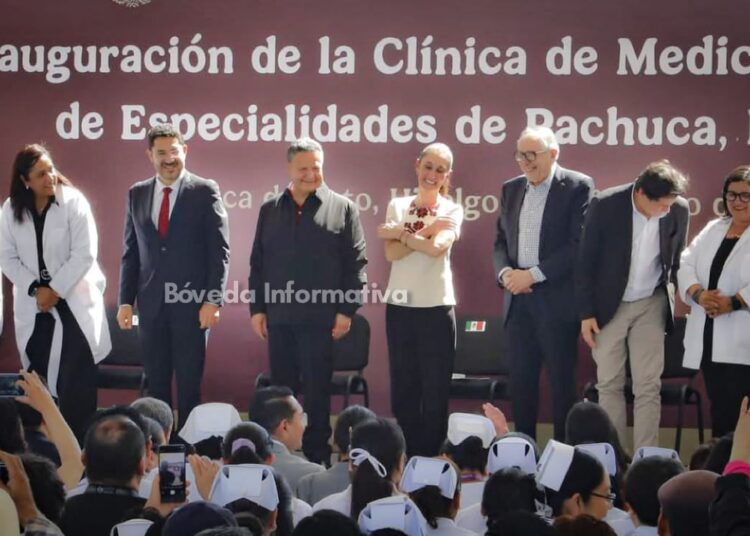 Sheinbaum y Menchaca inauguran Clínica de Medicina Familiar en Pachuca