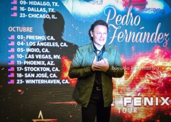 Pedro Fernández anuncia su gira “Ave Fénix Tour 2025” y se presentará en Pachuca el 10 de mayo