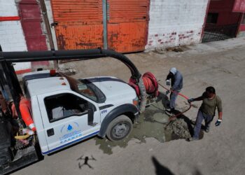Refuerzan limpieza de drenaje en 22 colonias de Tizayuca