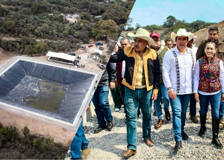 Entregan olla de captación de agua en Tepeji del Río