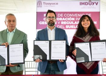 Tizayuca da un paso crucial en la regularización de suelo con firma de convenio