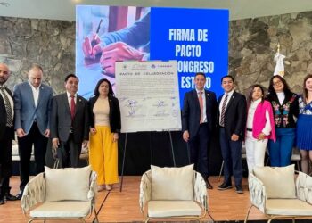 Coparmex firma convenio con el Congreso de Hidalgo