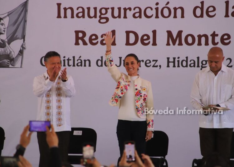 Sheinbaum Pardo cierra gira en Hidalgo con inauguración de carretera Real del Monte – Huasca