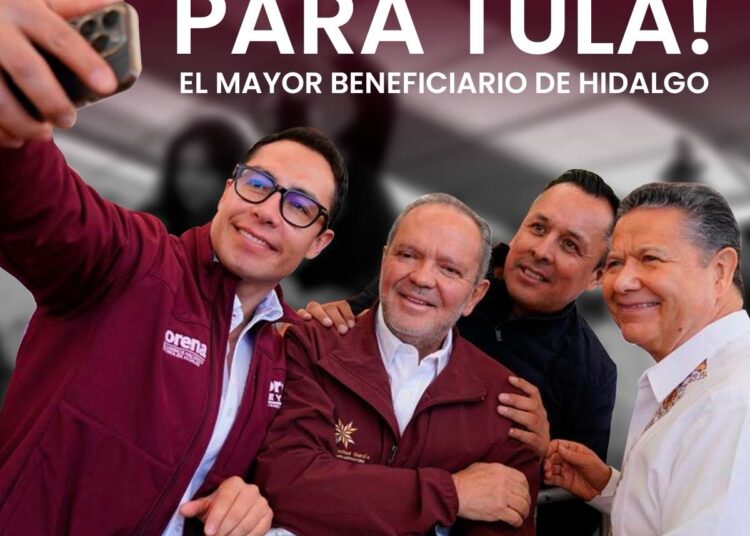 Cristhian Martínez celebra inversión histórica para el desarrollo de Tula de Allende