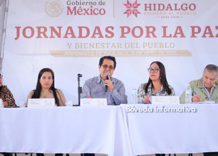 Jornadas por la Paz y Bienestar llegan a Atotonilco de Tula para atender de cerca a la ciudadanía