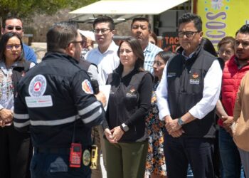 Participa Mineral de la Reforma en el primer simulacro nacional 2025