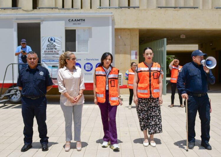 Gobierno municipal de Tizayuca participa en el Primer Simulacro Nacional 2025