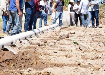 Instalan parcelas modelo para modernizar el riego en Hidalgo