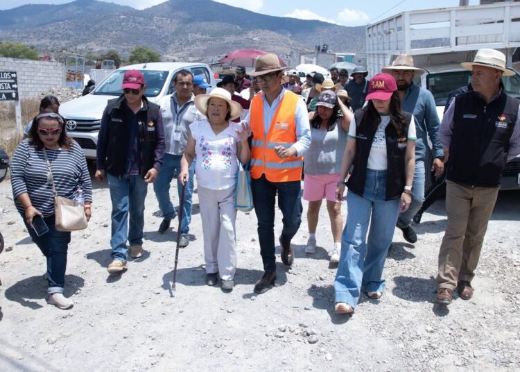 Inicia segunda etapa de obra de drenaje sanitario en La Pila, Mineral de la Reforma