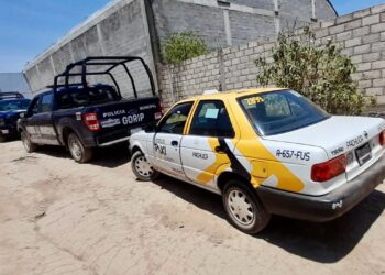 Recupera Seguridad Pública de Pachuca taxi con reporte de robo