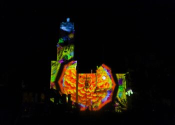 Arranca la proyección de video mappings en Hidalgo