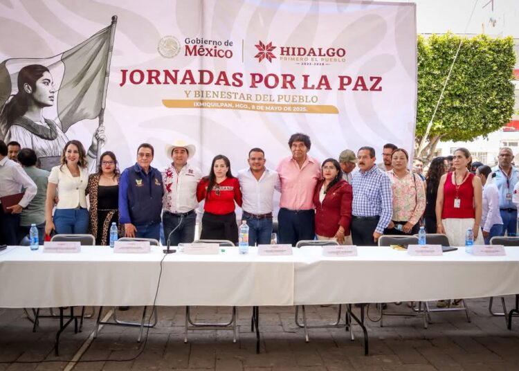 Realizan Jornadas por la Paz en Ixmiquilpan con amplia participación interinstitucional