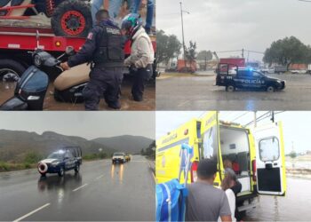 Activan Comité de Emergencias en Mineral de la Reforma por fuertes lluvias