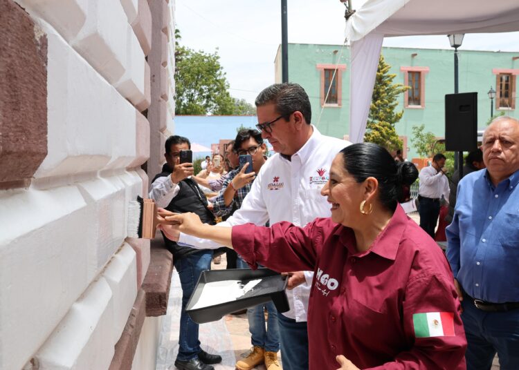 Zempoala da el primer brochazo de color para transformar su imagen urbana