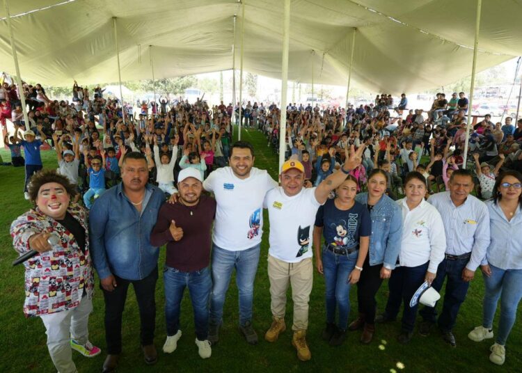 Niñas y niños disfrutaron del Festival de la Alegría en El Arenal