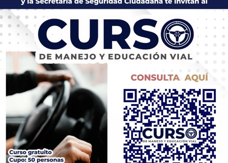 SSC impartirá de manera gratuita un curso de manejo y educación vial a tizayuquenses