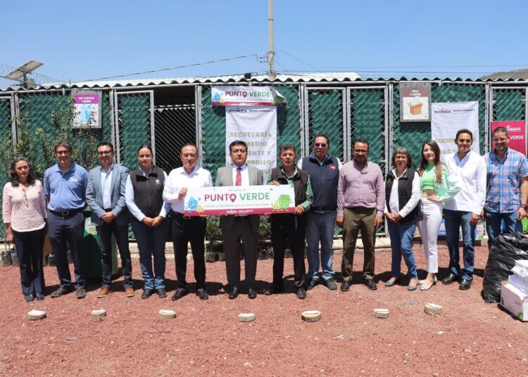 Afianza Pachuca cultura de reciclaje con instalaciones de Punto Verde