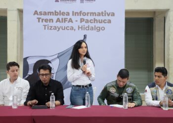 Huitzila contará con paradero en el proyecto del tren de pasajeros AIFA – Pachuca: Gretchen Atilano