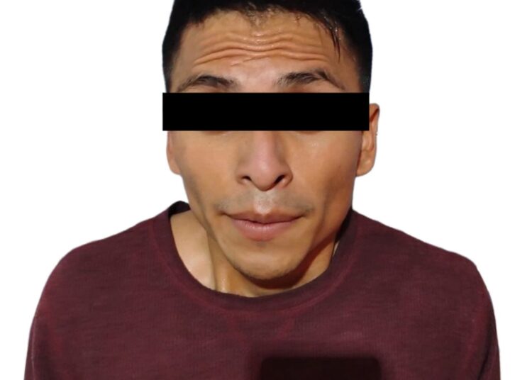 Detienen en flagrancia a sujeto que robaba cableado del alumbrado público en Ixmiquilpan