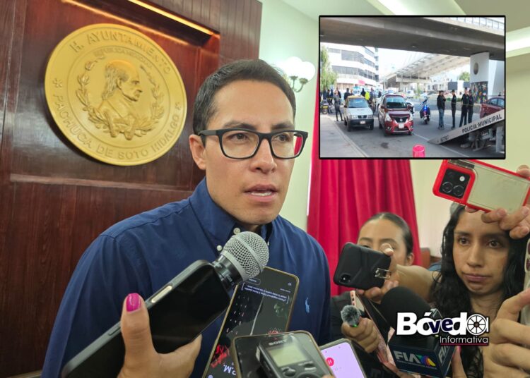 Pachuca refuerza vigilancia al transporte público tras fatal riña; Jorge Reyes anuncia operativos