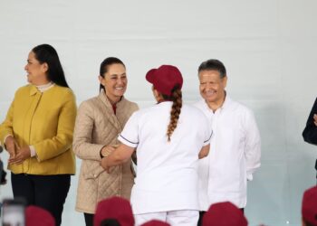 Sheinbaum y Menchaca impulsan programa “Salud Casa por Casa” para adultos mayores y personas con discapacidad