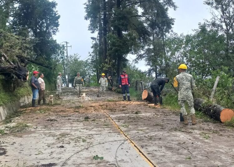 Gobierno de Hidalgo salvaguarda a la población ante impacto de lluvias