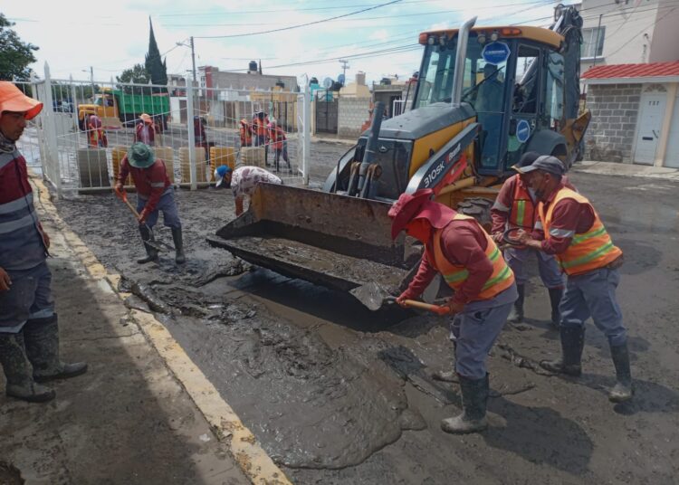 Gobierno de Hidalgo desplegó operativo integral en Los Tuzos tras inundación