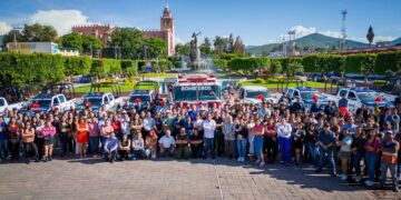Refuerzan seguridad en Ixmiquilpan con nueva entrega de patrullas y camión de bomberos