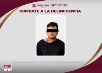 Detienen a presunto responsable de robos con “cristalazos” en Pachuca