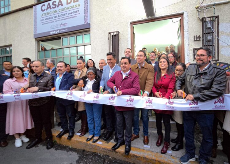 Andrés Velázquez inaugura Casa de Atención Ciudadana en Pachuca