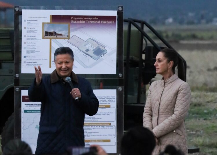 Avanza tren CDMX–Pachuca, proyecto impulsado por Menchaca