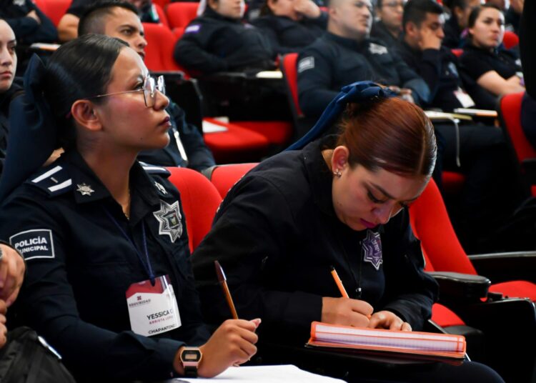 Imparte SSPH capacitación a más de 200 policías municipales