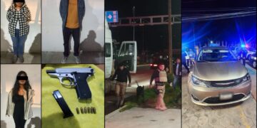 Policía de Mineral de la Reforma asegura a cuatro personas, un arma de fuego y droga en dos operativos del fin de semana