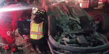 Persecución en Mineral de la Reforma termina en choque con lesionados; dos menores asegurados