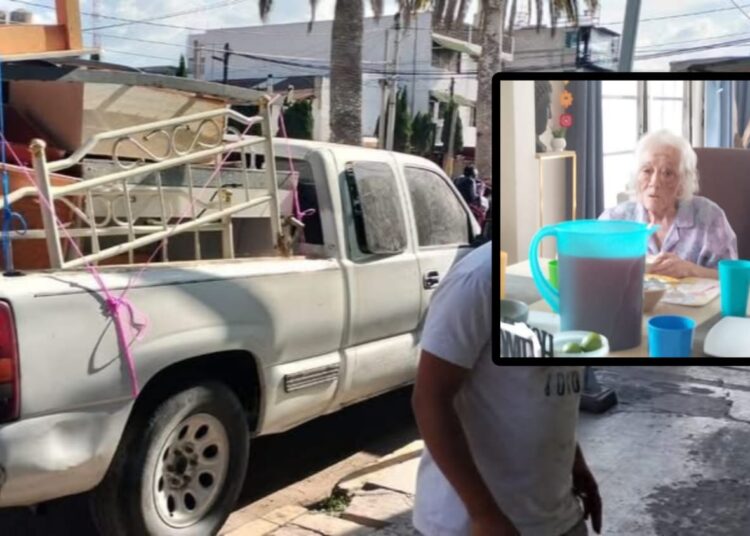 Familiares desalojan a adulta mayor de 95 años en Tlahuelilpan