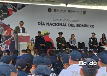 Reconocen la entrega y valentía del Heroico Cuerpo de Bomberos de Hidalgo