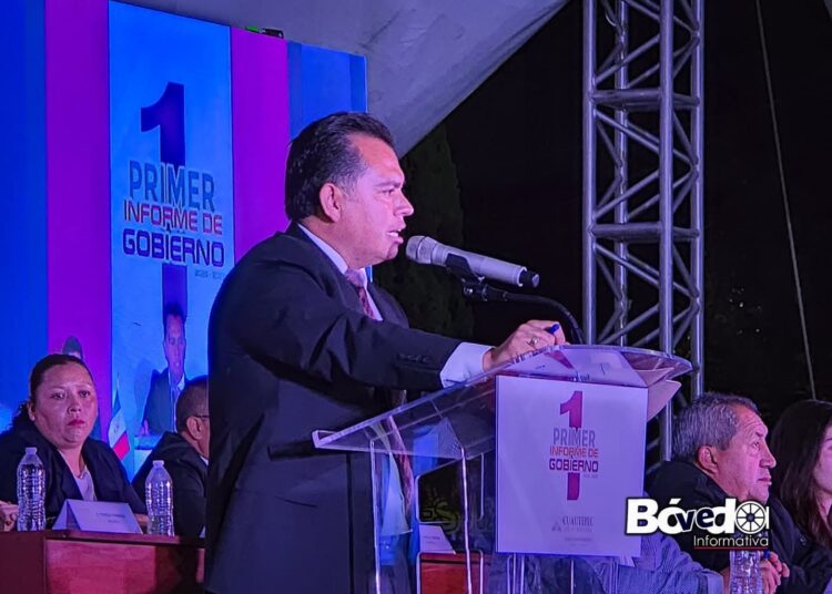 Rinde Jorge Hernández Araus su primer informe de trabajo en Cuautepec de Hinojosa