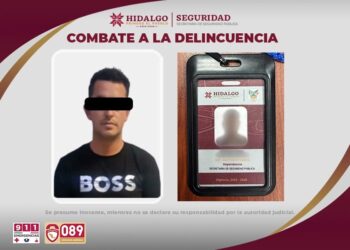 Cae falso supervisor de Asuntos Internos; Policía Estatal lo detiene en Tolcayuca
