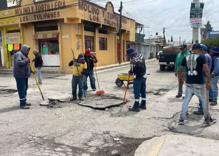 Mineral de la Reforma refuerza programa de bacheo: esta semana toca a la zona sur