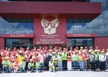 Gobierno de Hidalgo participó en el Segundo Simulacro Nacional 2025