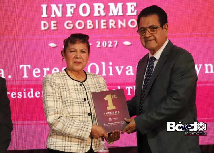 Teresa Olivares rinde su Primer Informe en Tlaxcoapan: anuncia obras históricas y reafirma su compromiso con la ciudadanía